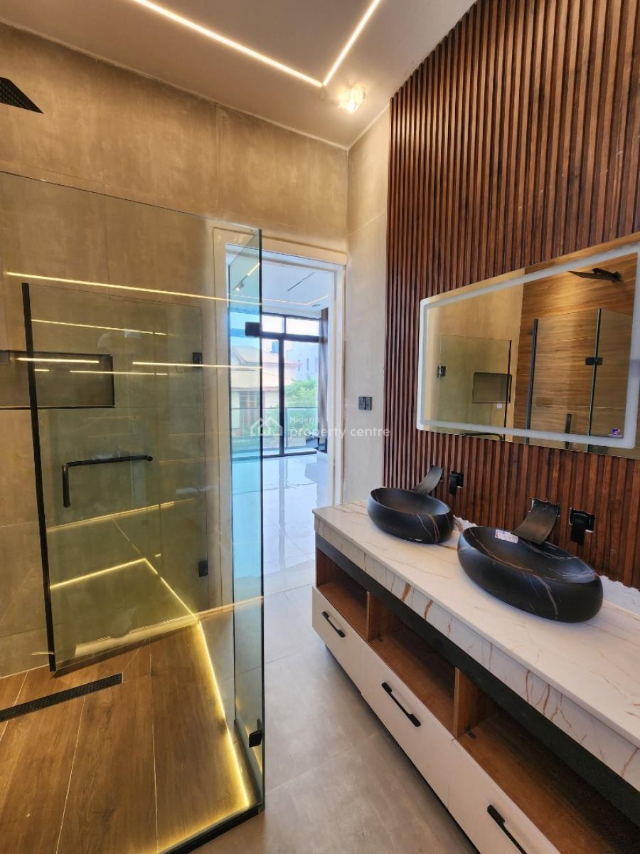 Luxury 5 Bedroom Fully Detached Duplex W/ Bq, Pool in a Secured Estate, Sangotedo, Ajah, Lagos, Detached Duplex for Sale