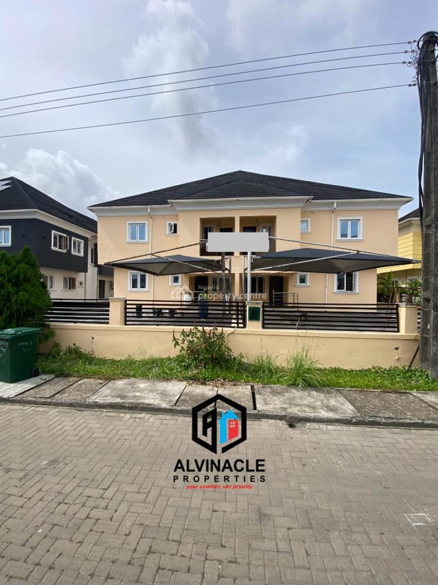 Spacious Compound 3 Bed Duplex, Osapa, Lekki, Lagos, Semi-detached Duplex for Sale