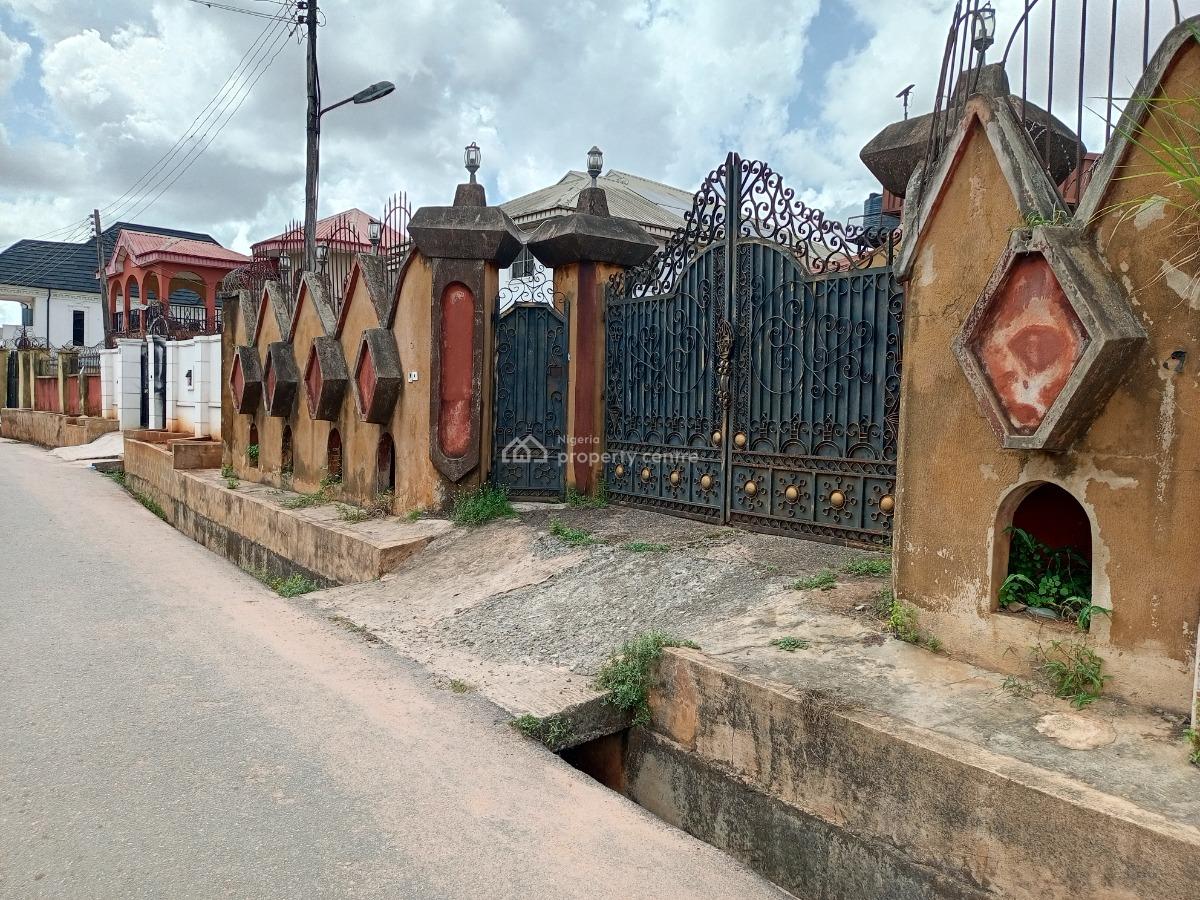 50ft By 100ft with an Old Bungalow., on a Tarred Road at Pole Street, Etete Gra, Benin, Oredo, Edo, Residential Land for Sale