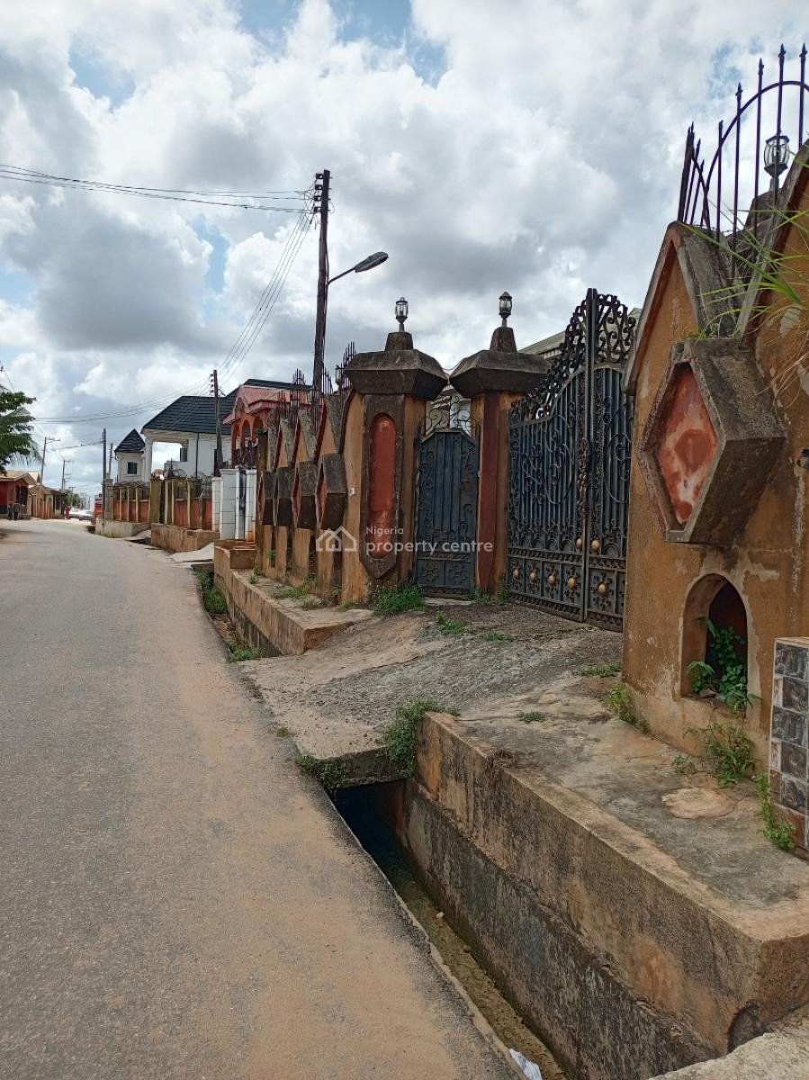50ft By 100ft with an Old Bungalow., on a Tarred Road at Pole Street, Etete Gra, Benin, Oredo, Edo, Residential Land for Sale