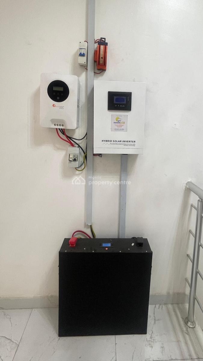 4bdr Semi Detached  Duplex + Inverter + Boys Quarters, Chevron, Lekki, Lagos, Semi-detached Duplex for Rent