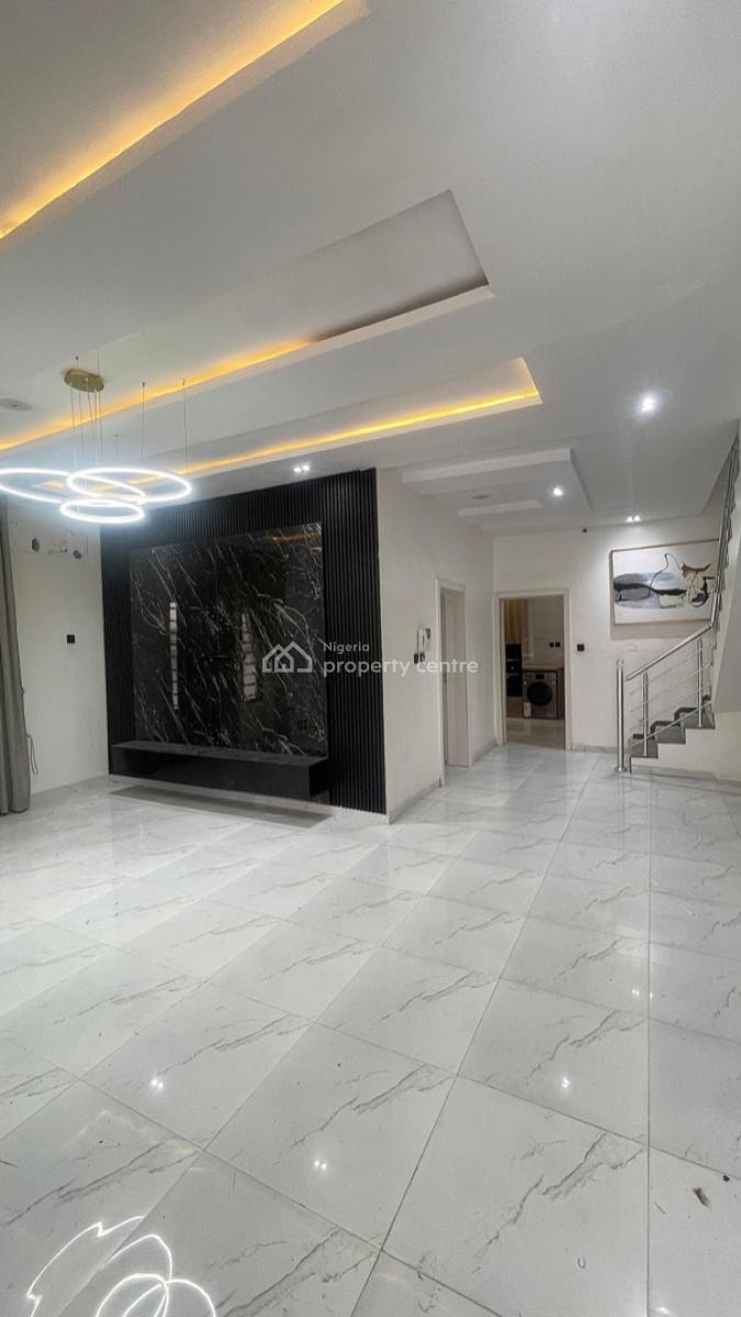 4bdr Semi Detached  Duplex + Inverter + Boys Quarters, Chevron, Lekki, Lagos, Semi-detached Duplex for Rent