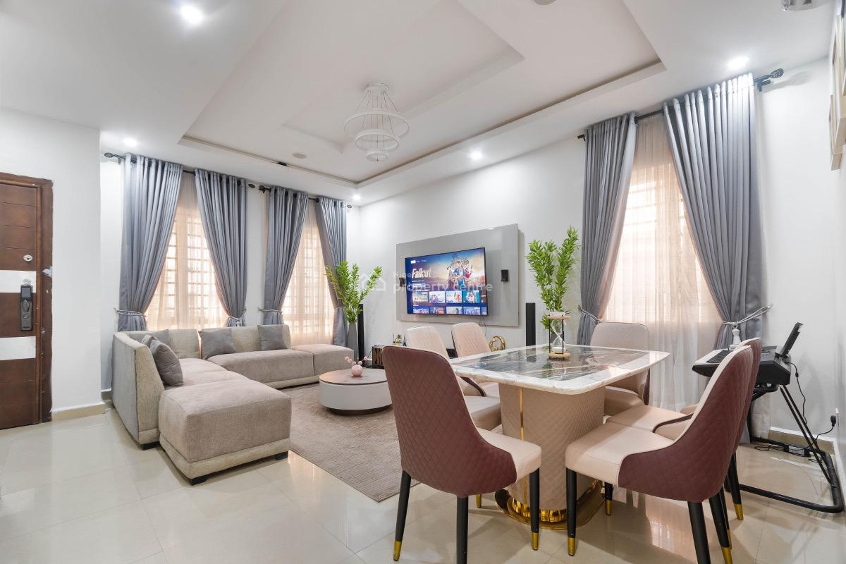 Luxury 4 Bedroom Terrace Apartment, Royal Pine Estate 3, Eleganzer, Lekki, Lagos, Flat / Apartment Short Let