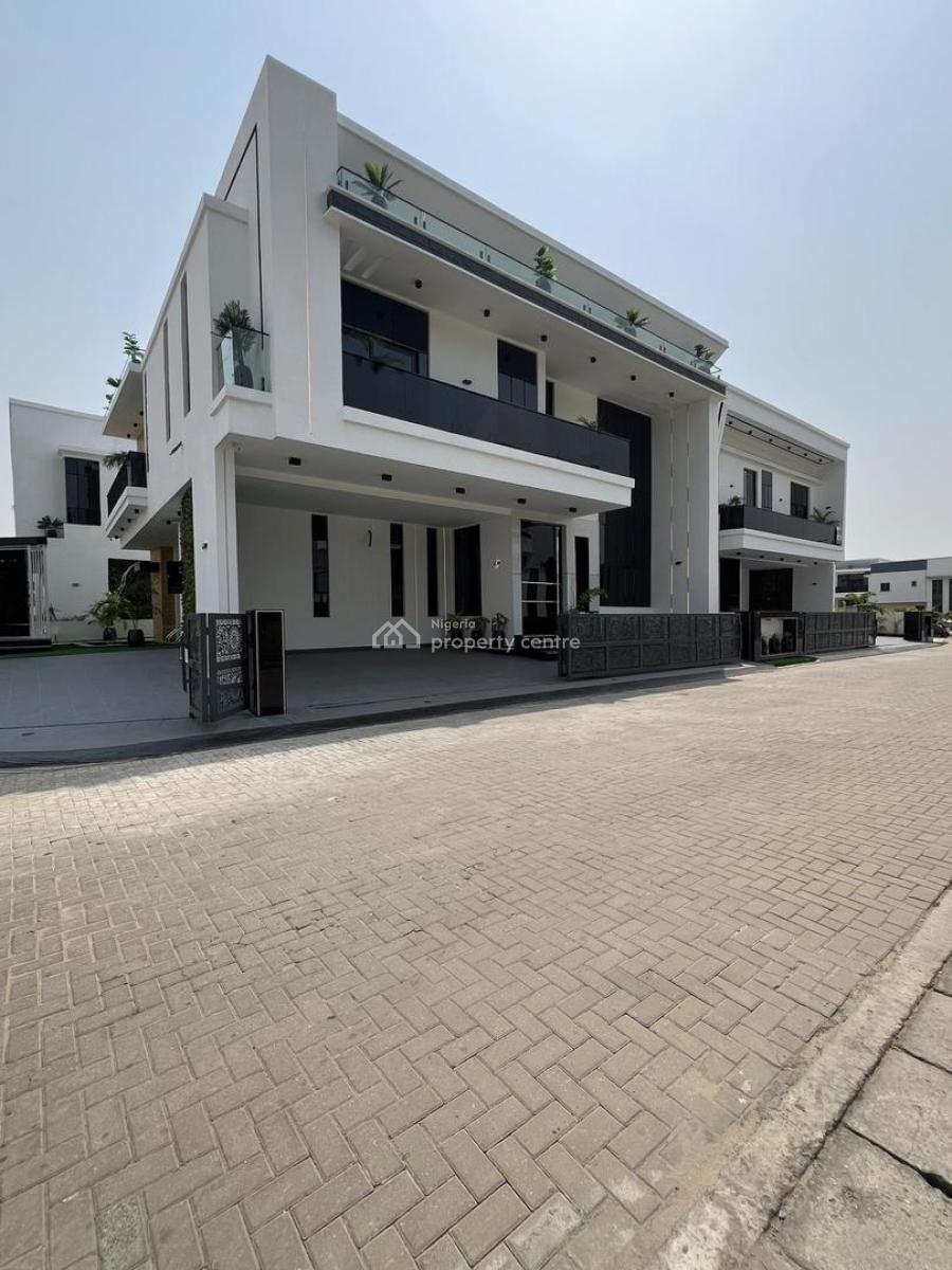 Spacious 5 Bedroom Detaced Duplex with Bq, Cinema, Rooftop Terrace an, Chevron, Lekki, Lagos, Detached Duplex for Sale