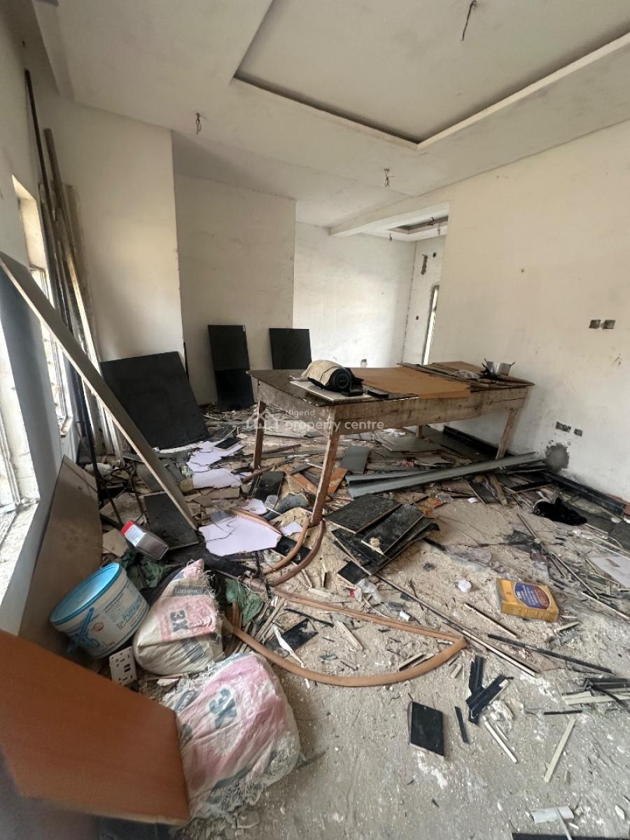 Incomplete Two Bedroom Flat, Sangotedo, Ajah, Lagos, Flat / Apartment for Rent