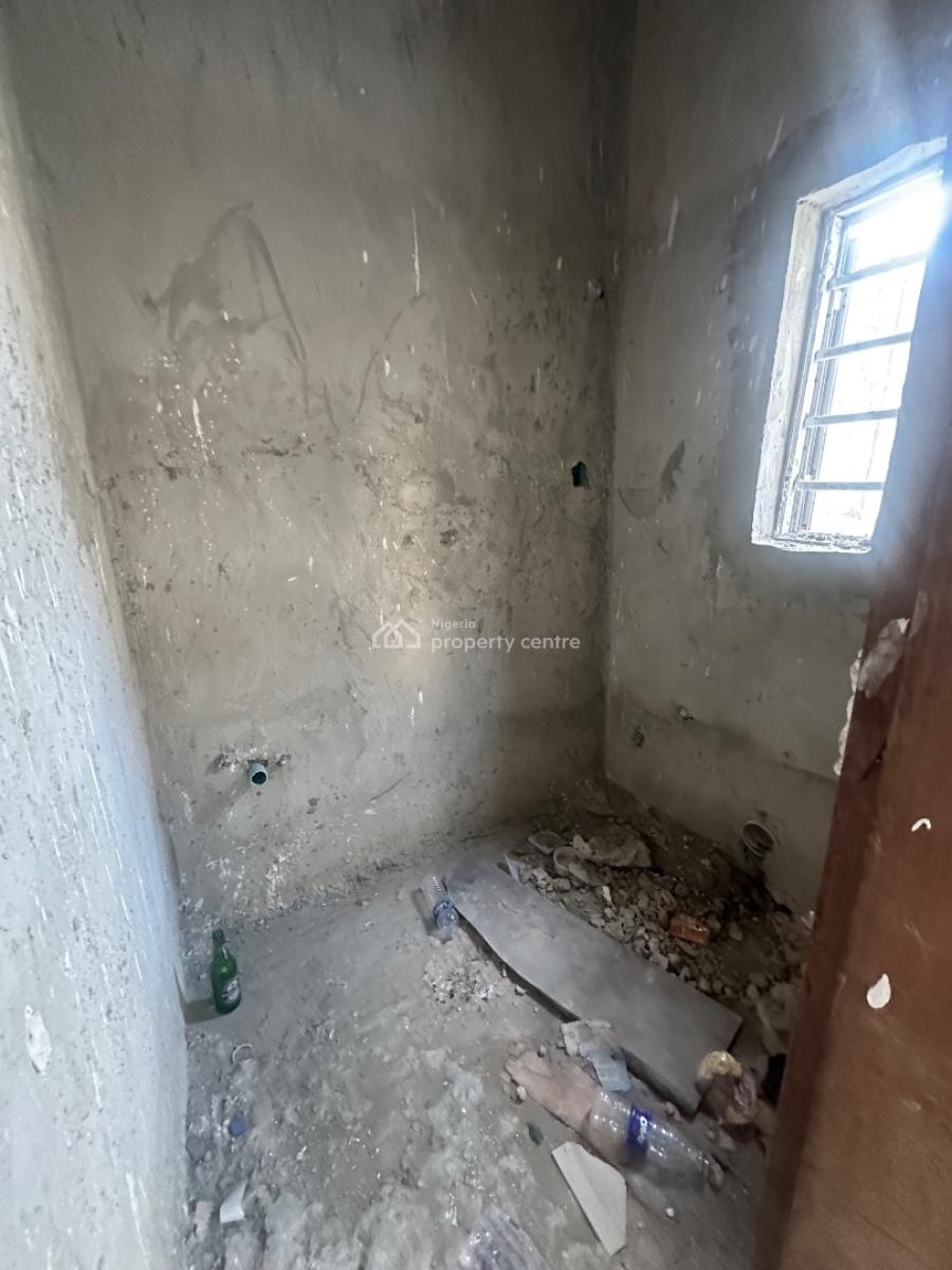 Incomplete Two Bedroom Flat, Sangotedo, Ajah, Lagos, Flat / Apartment for Rent