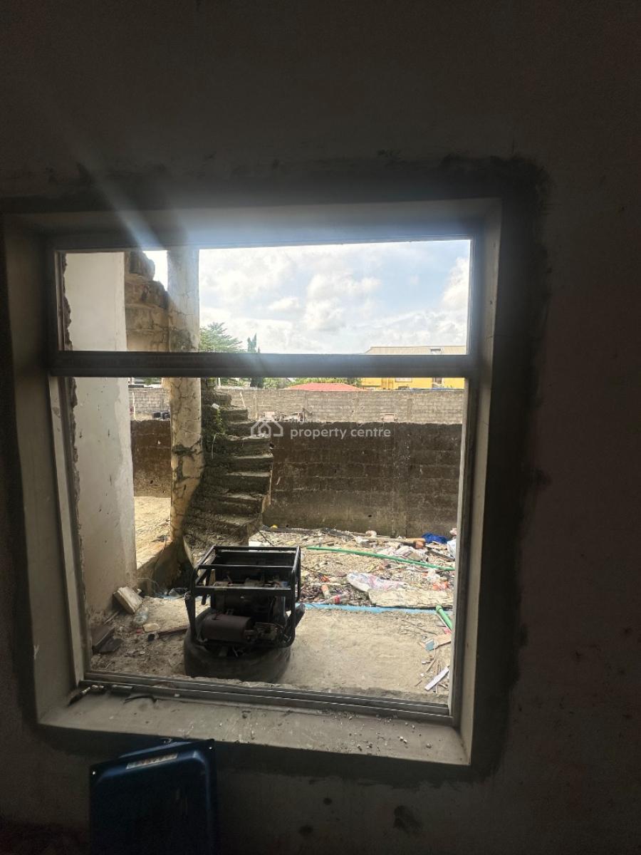 Incomplete Two Bedroom Flat, Sangotedo, Ajah, Lagos, Flat / Apartment for Rent