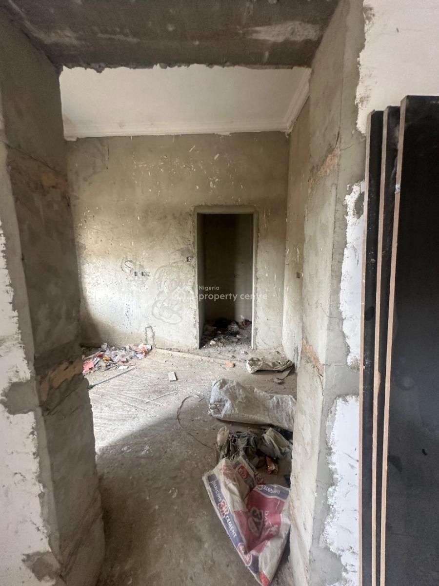 Incomplete Two Bedroom Flat, Sangotedo, Ajah, Lagos, Flat / Apartment for Rent