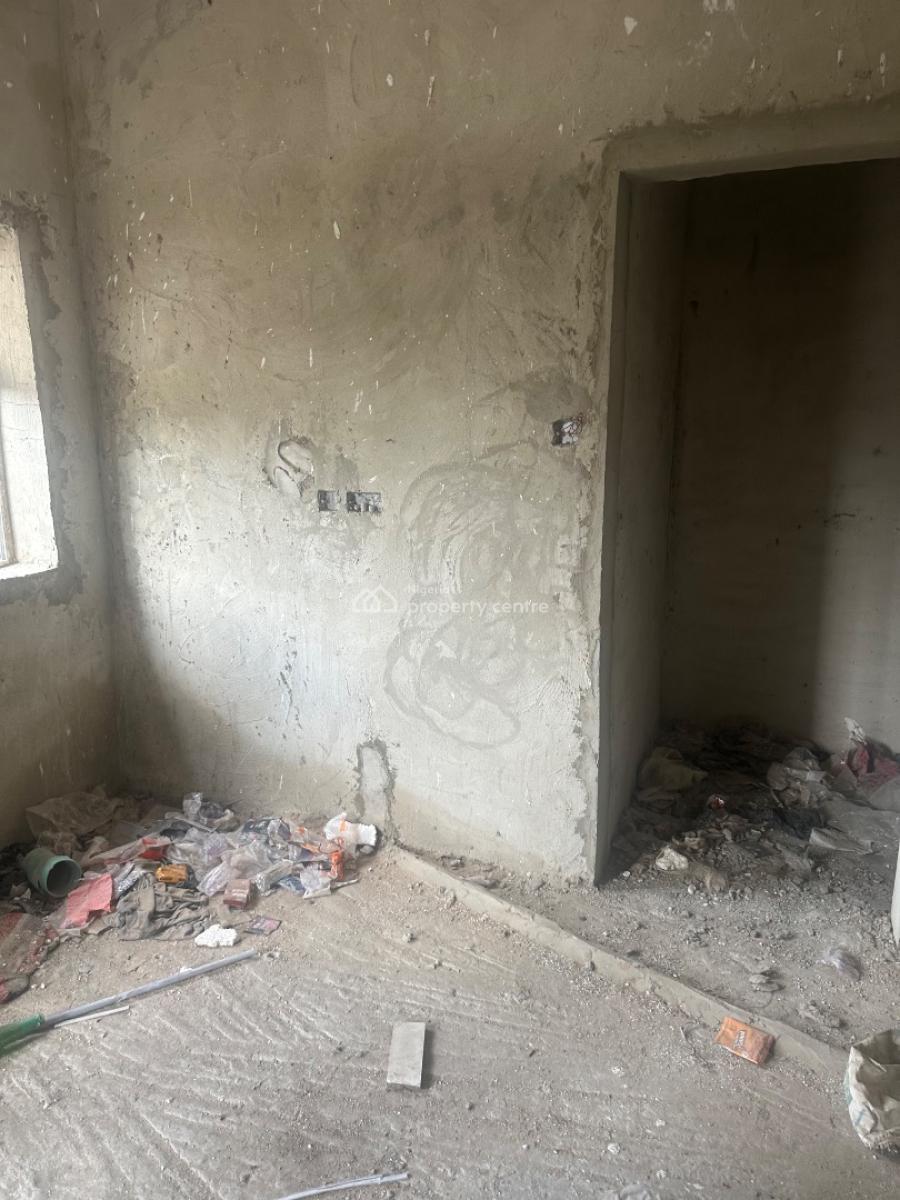 Incomplete Two Bedroom Flat, Sangotedo, Ajah, Lagos, Flat / Apartment for Rent