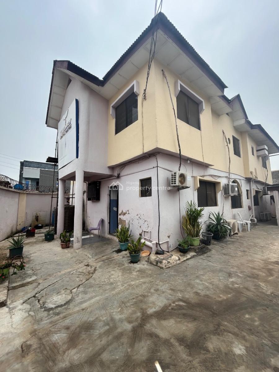 a 2 Units of 3bedrooms Flat and Miniflat (used for Hospital at The Mom, Ire Akari Estate, Ori-okuta, Agric, Ikorodu, Lagos, Block of Flats for Sale