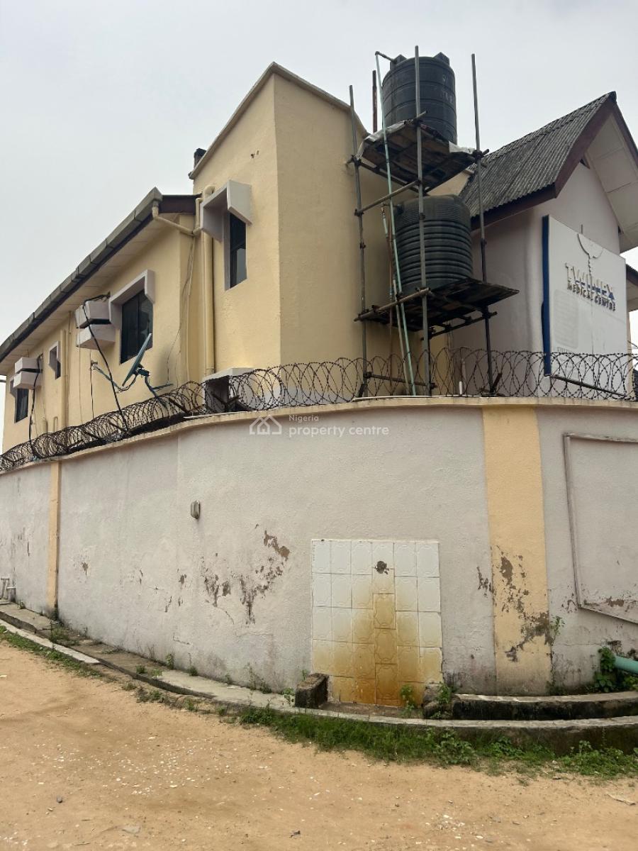 a 2 Units of 3bedrooms Flat and Miniflat (used for Hospital at The Mom, Ire Akari Estate, Ori-okuta, Agric, Ikorodu, Lagos, Block of Flats for Sale
