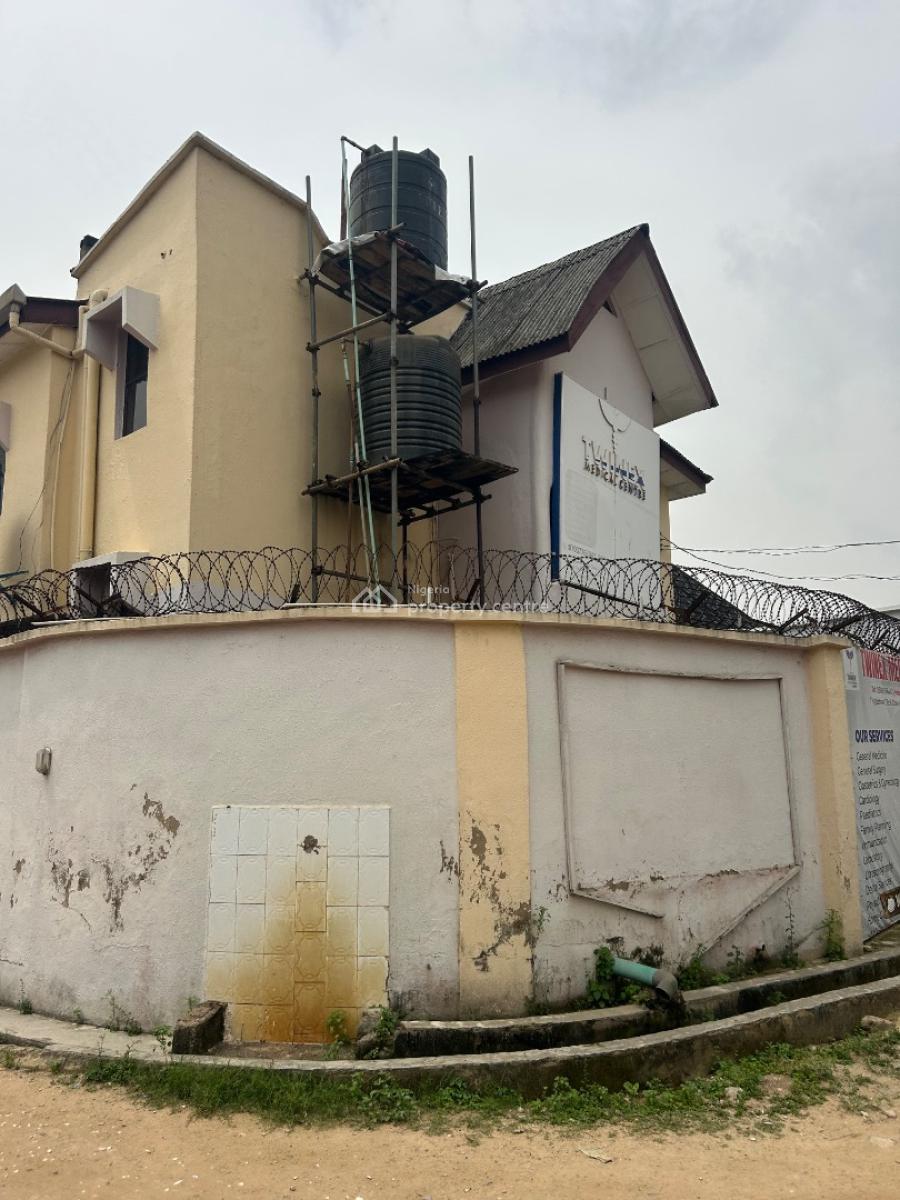 a 2 Units of 3bedrooms Flat and Miniflat (used for Hospital at The Mom, Ire Akari Estate, Ori-okuta, Agric, Ikorodu, Lagos, Block of Flats for Sale