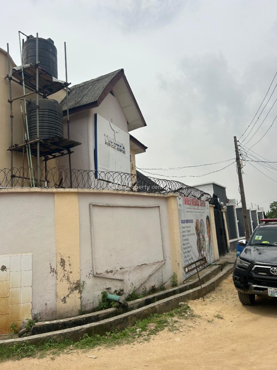 a 2 Units of 3bedrooms Flat and Miniflat (used for Hospital at The Mom, Ire Akari Estate, Ori-okuta, Agric, Ikorodu, Lagos, Block of Flats for Sale