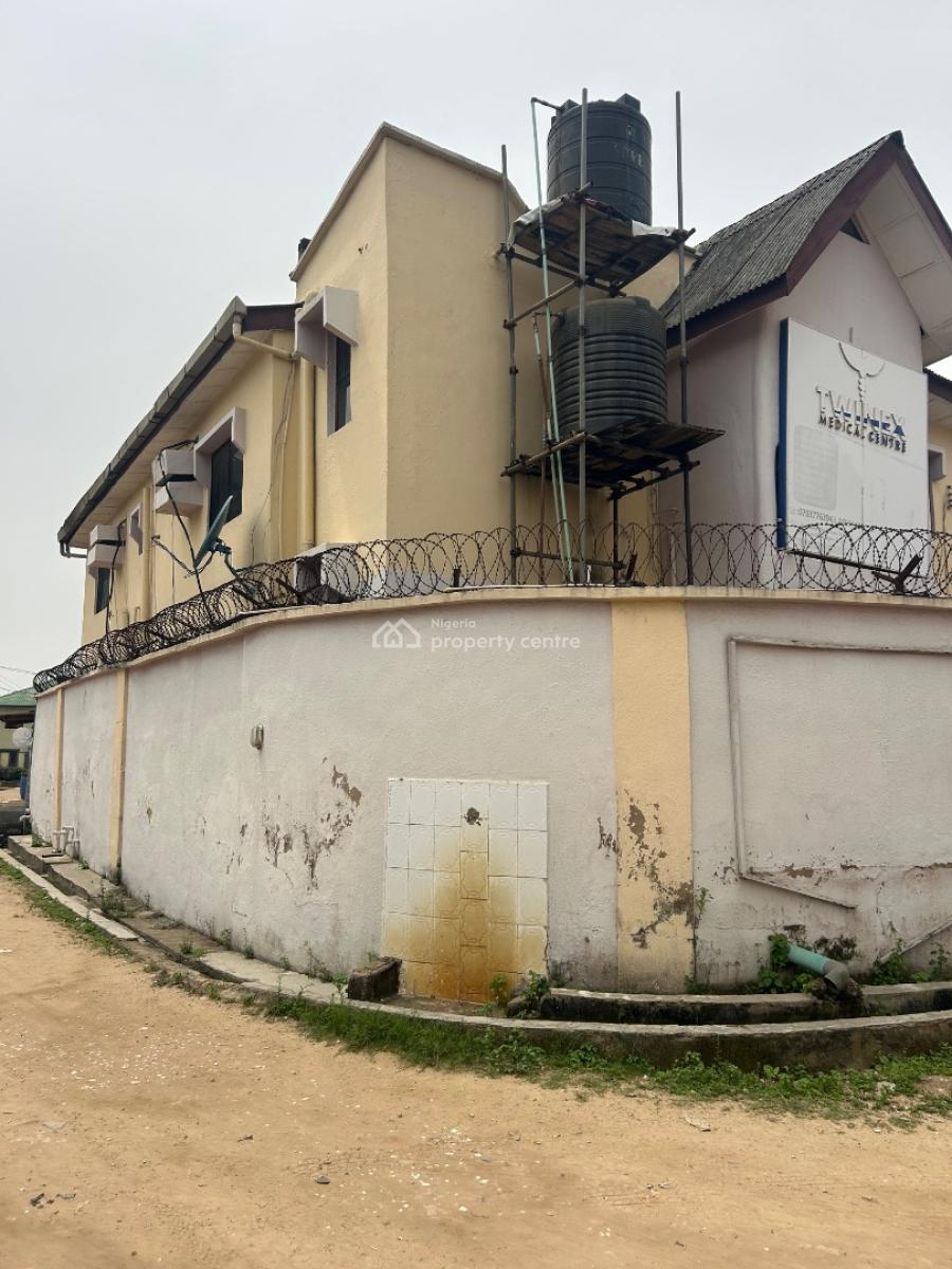 a 2 Units of 3bedrooms Flat and Miniflat (used for Hospital at The Mom, Ire Akari Estate, Ori-okuta, Agric, Ikorodu, Lagos, Block of Flats for Sale