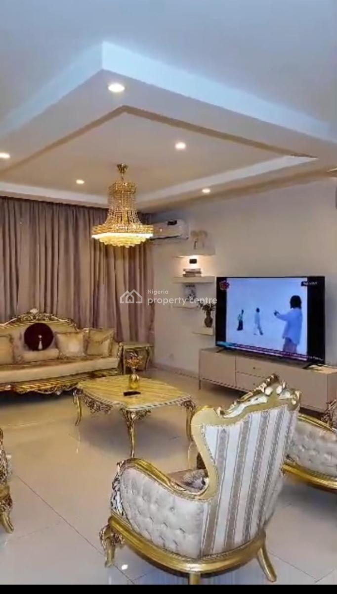 a Fully Furnished 4-bedroom Terrace Duplex with Bq, By Katampe Main, Jahi, Abuja, Terraced Duplex for Rent