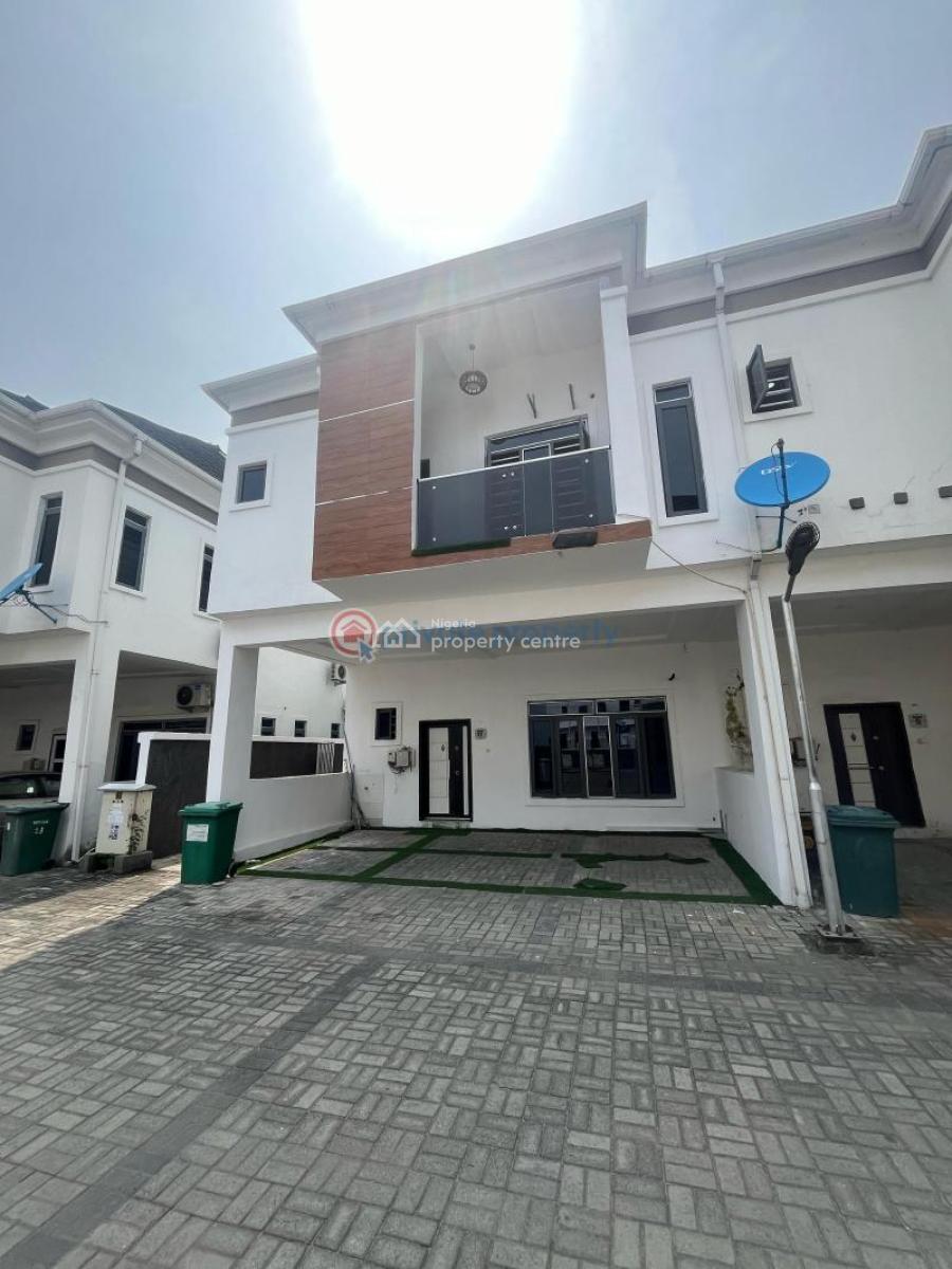 4 Bedroom Terrace with Communal Estate Swimming Pool, Orchid Road, Lekki, Lagos, Terraced Duplex for Rent