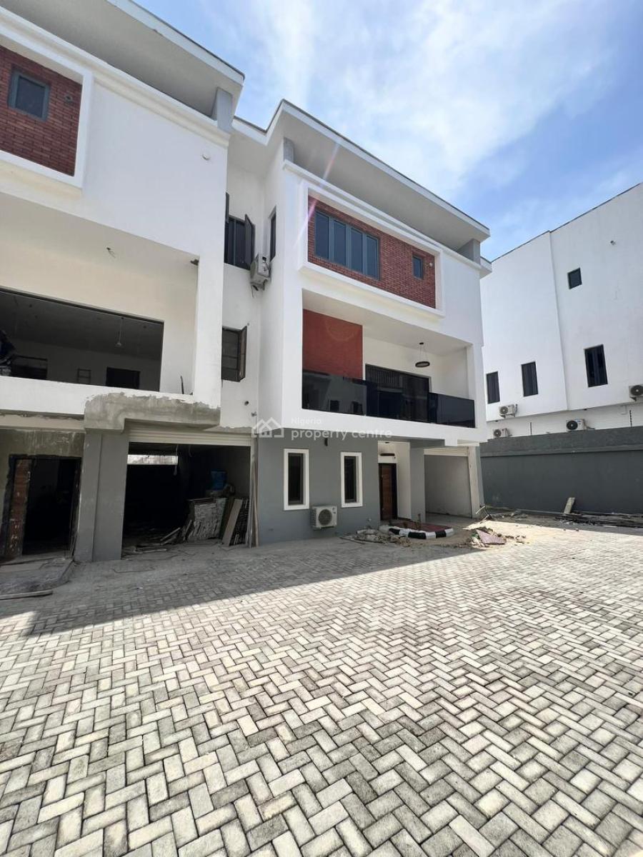 Contemporary 4 Bedroom Terrace with Ante Room, Garage, Home Automation, Lekki Phase 1, Lekki, Lagos, Terraced Duplex for Sale
