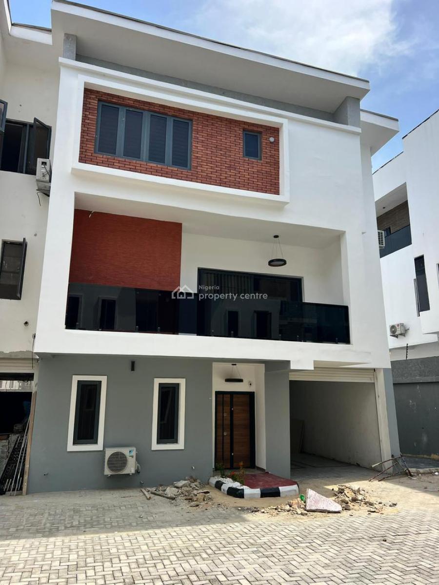 Contemporary 4 Bedroom Terrace with Ante Room, Garage, Home Automation, Lekki Phase 1, Lekki, Lagos, Terraced Duplex for Sale