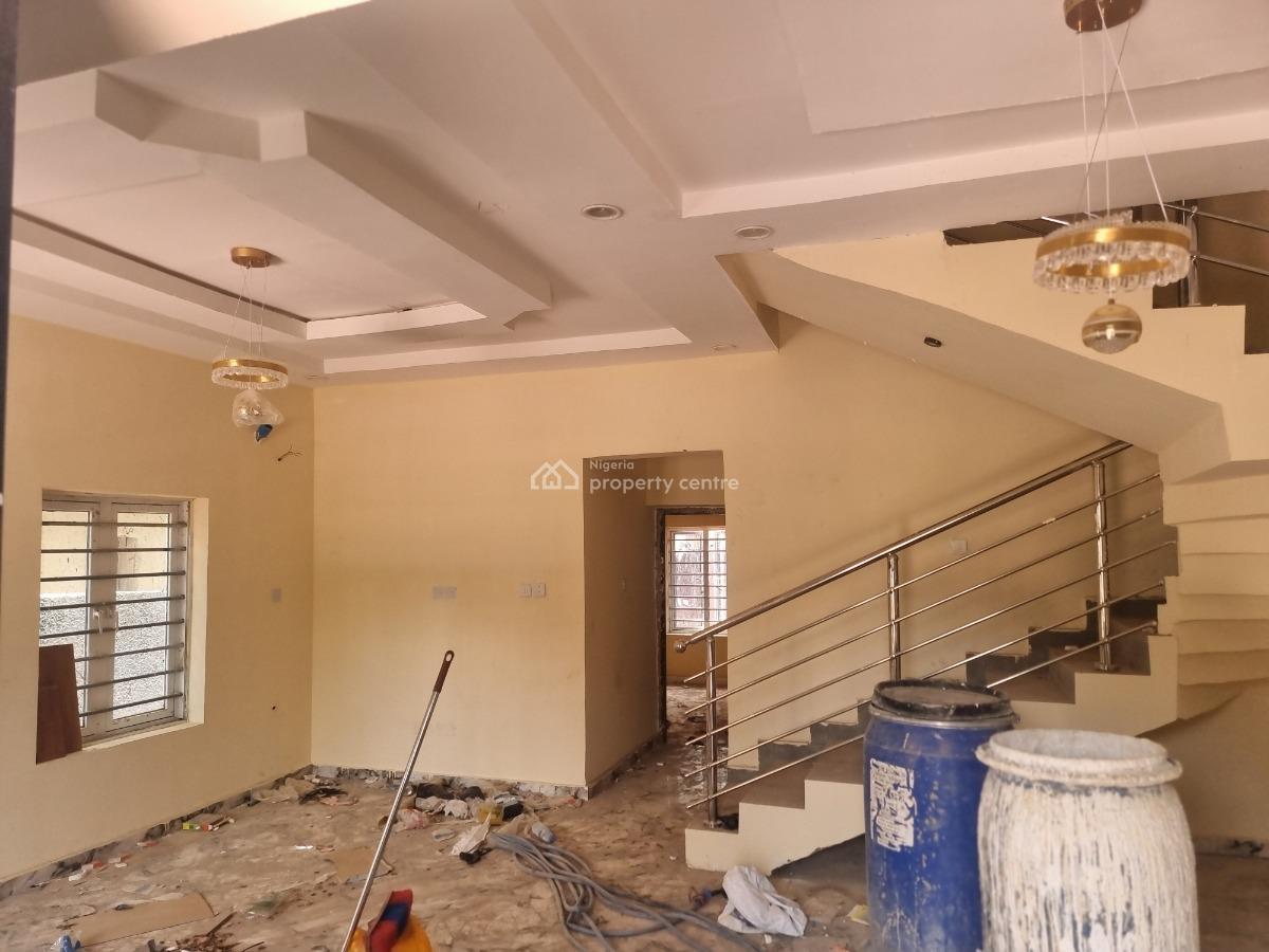 Smart Brand New 4 Bedroom Semi Detach Duplex, Estate Along Von Road, Lugbe District, Abuja, Semi-detached Duplex for Rent