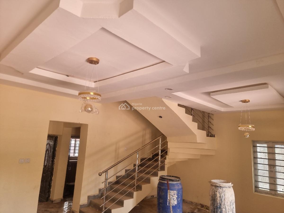 Smart Brand New 4 Bedroom Semi Detach Duplex, Estate Along Von Road, Lugbe District, Abuja, Semi-detached Duplex for Rent