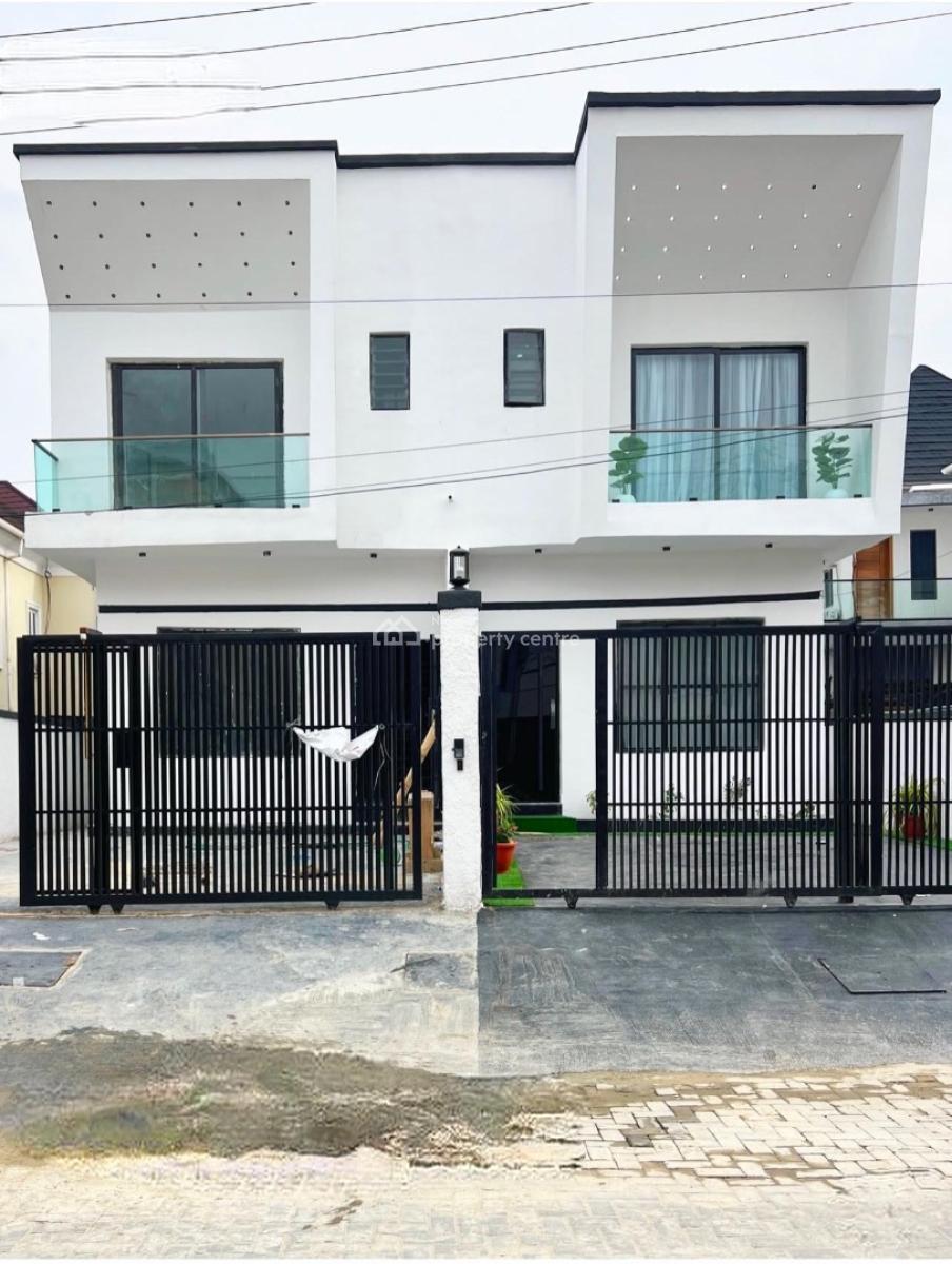 Newly Built 4 Bedroom Semi-detached Duplex with Bq, Chevron, Lekki, Lagos, Semi-detached Duplex for Sale