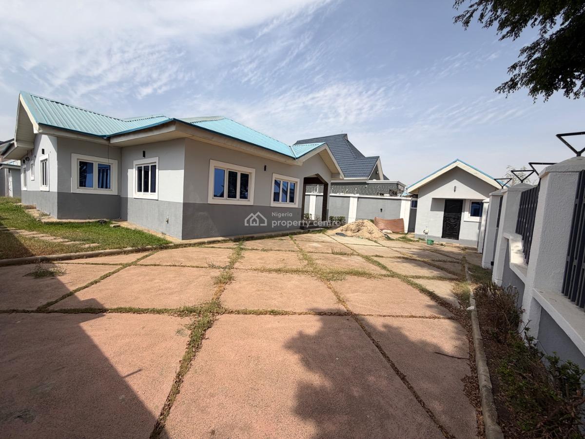 Standard 3 Bedroom Detached Bungalow Seated on 750 Sqm Land Space, in an Estate, Galadimawa, Abuja, Detached Bungalow for Sale