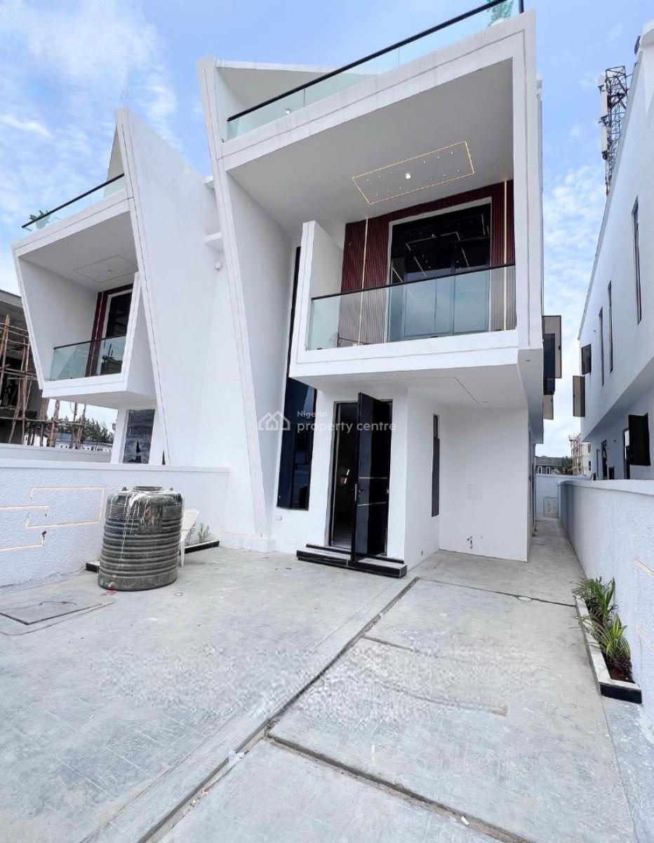 Contemporary 4 Bedroom Semi-detached Duplex with Bq, Ikota, Lekki, Lagos, Semi-detached Duplex for Sale