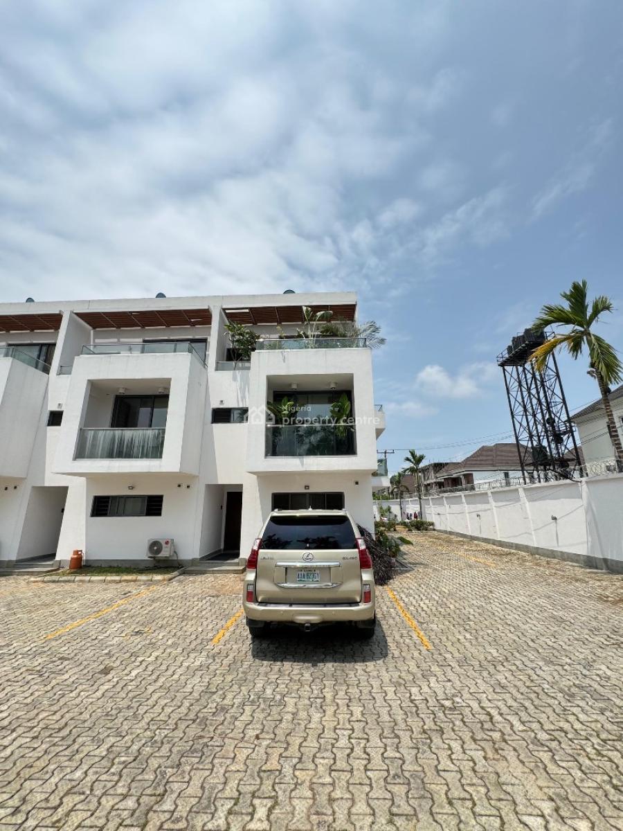 Stylish 4-bedroom Terrace Duplex + Bq, Chevron Alternative, Lekki, Lagos, Terraced Duplex for Sale