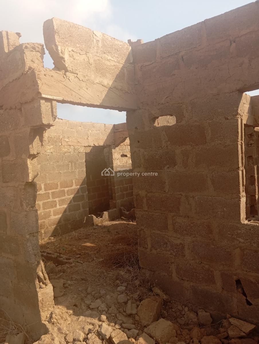 Standard Uncompleted 3 Bedroom Bungalow, Back of Kuliyah School Kobo, Osogbo, Osun, Detached Bungalow for Sale