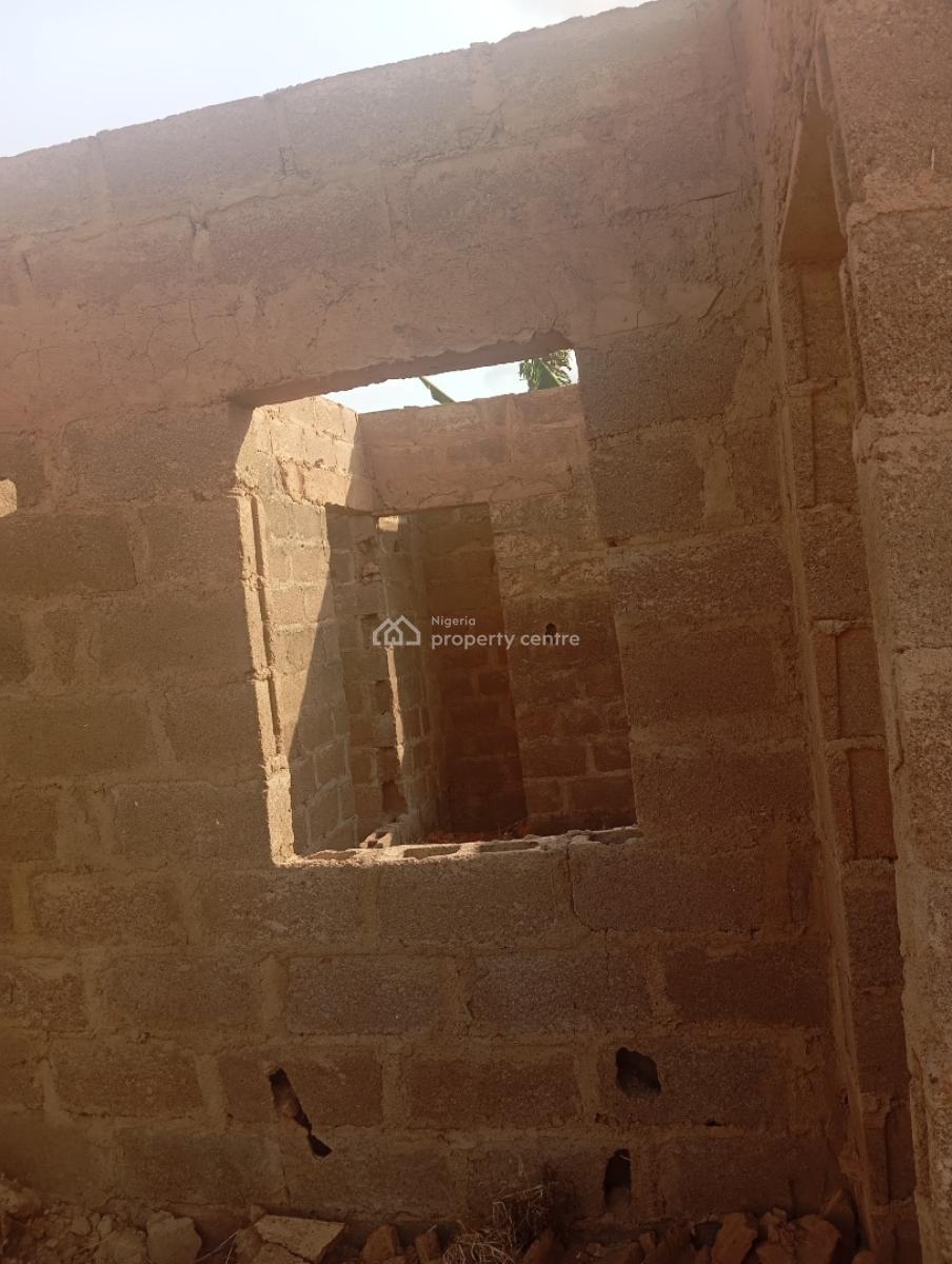 Standard Uncompleted 3 Bedroom Bungalow, Back of Kuliyah School Kobo, Osogbo, Osun, Detached Bungalow for Sale