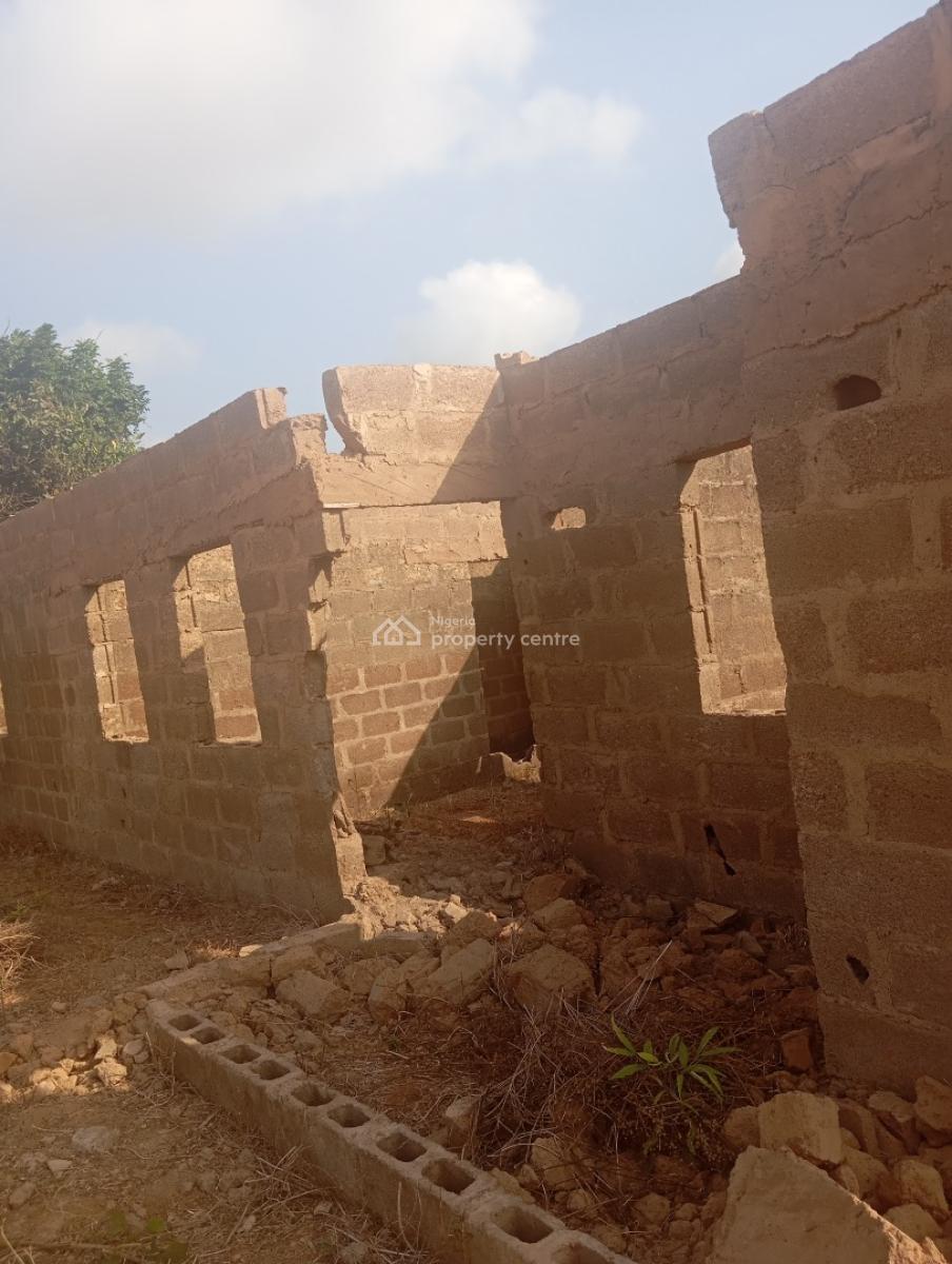 Standard Uncompleted 3 Bedroom Bungalow, Back of Kuliyah School Kobo, Osogbo, Osun, Detached Bungalow for Sale