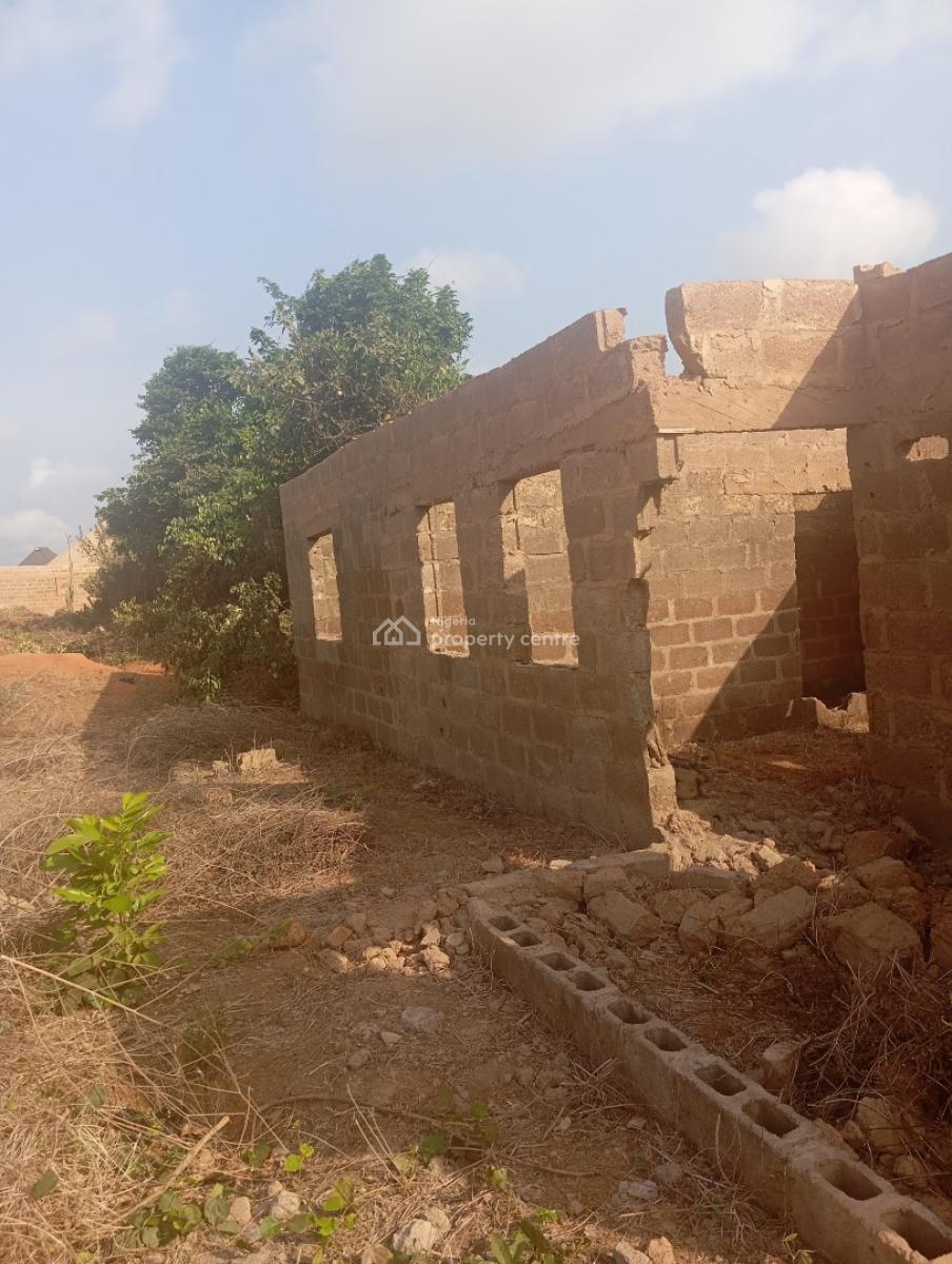 Standard Uncompleted 3 Bedroom Bungalow, Back of Kuliyah School Kobo, Osogbo, Osun, Detached Bungalow for Sale