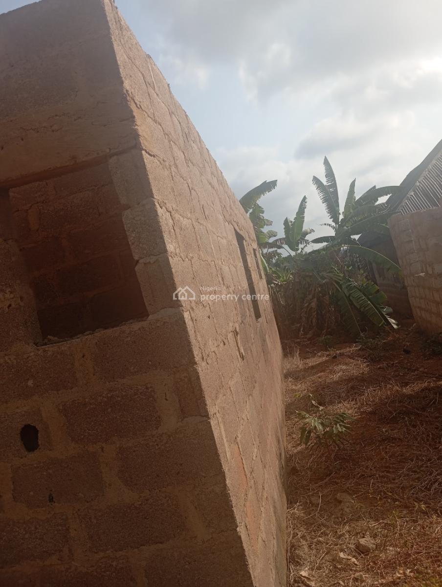 Standard Uncompleted 3 Bedroom Bungalow, Back of Kuliyah School Kobo, Osogbo, Osun, Detached Bungalow for Sale