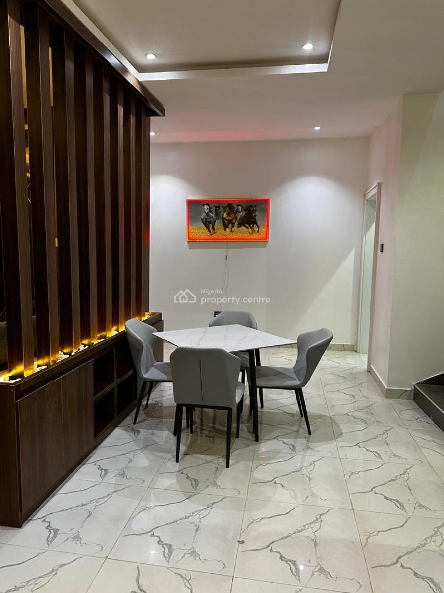 Fully Furnished 4 Bedroom Duplex in an Estate, Kubwa, Fo1 Layout, Kubwa, Abuja, Terraced Duplex for Rent