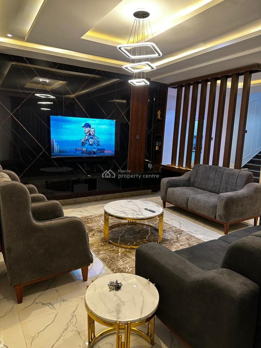 Fully Furnished 4 Bedroom Duplex in an Estate, Kubwa, Fo1 Layout, Kubwa, Abuja, Terraced Duplex for Rent