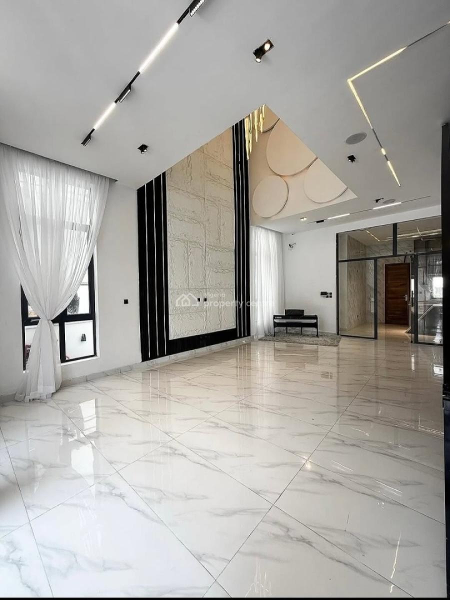 Contemporary 5 Bedroom Detached Duplex with Bq, Chevron Lekki, Lekki, Lagos, House for Sale