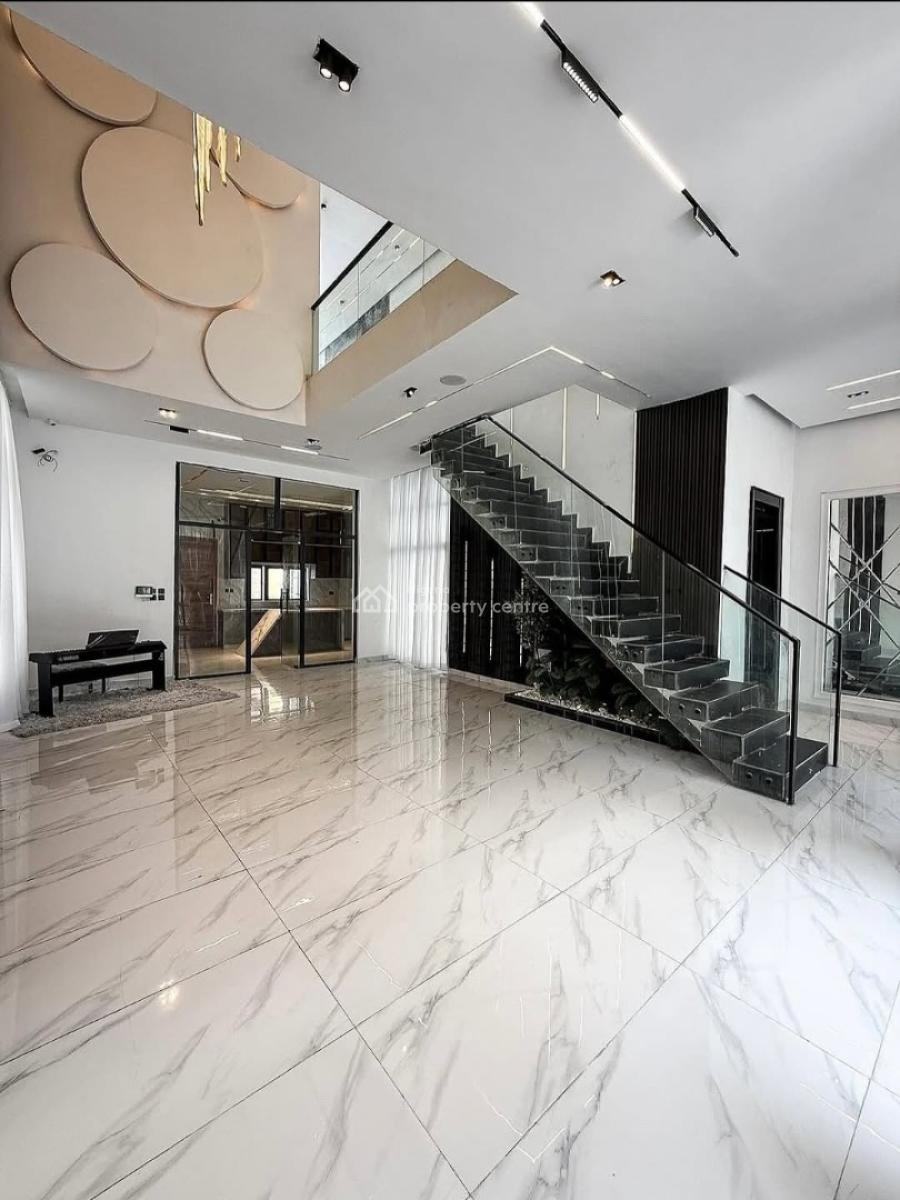 Contemporary 5 Bedroom Detached Duplex with Bq, Chevron Lekki, Lekki, Lagos, House for Sale