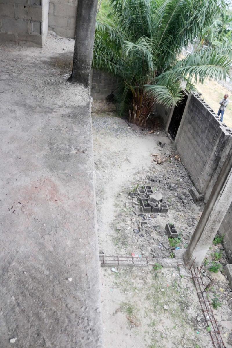 Spacious2-storey Massive 5 Bedroom Detached Duplex, Carcass Building, Silver Point Estate, Badore, Ajah, Lagos, House for Sale