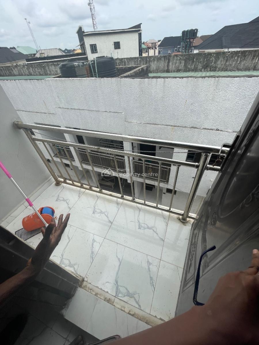 Spacious 2 Bedroom Flat Upstairs, Silverland Estate, Sangotedo, Ajah, Lagos, Flat / Apartment for Rent