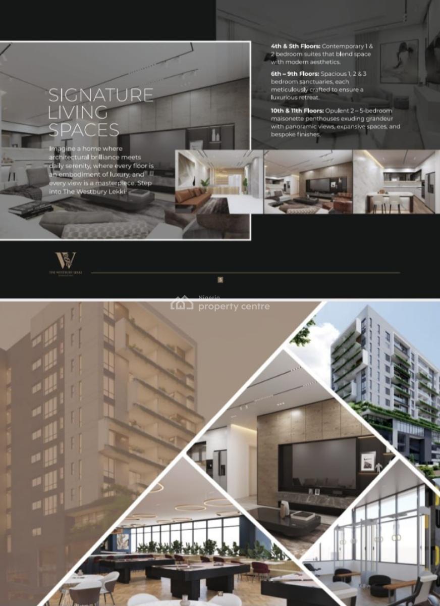 Off Plan Luxury 1, 2, 3, 4 Bedroom and Maisonnettes, Lekki Phase 1, Lekki Phase 1, Lekki, Lagos, Flat / Apartment for Sale