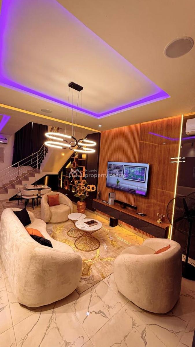 a Brand New and Fully Furnished 3 Bedroom Terrace Duplex, Citadel View Estate Abraham Adesanya, Lekki, Lagos, Terraced Duplex for Rent