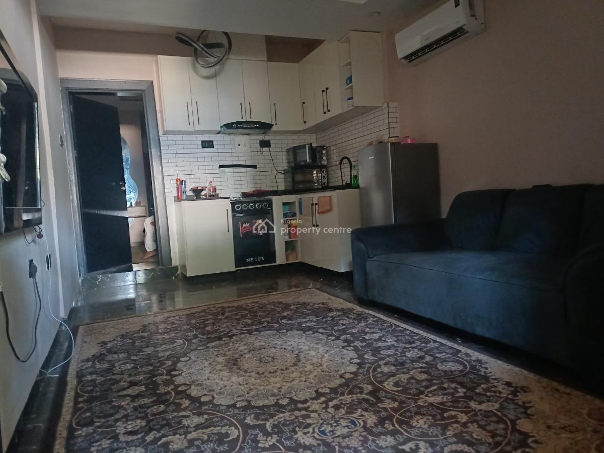 Fully Furnished One Bedroom Flat on The Ground Floor, Wuye, Abuja, Flat / Apartment for Rent