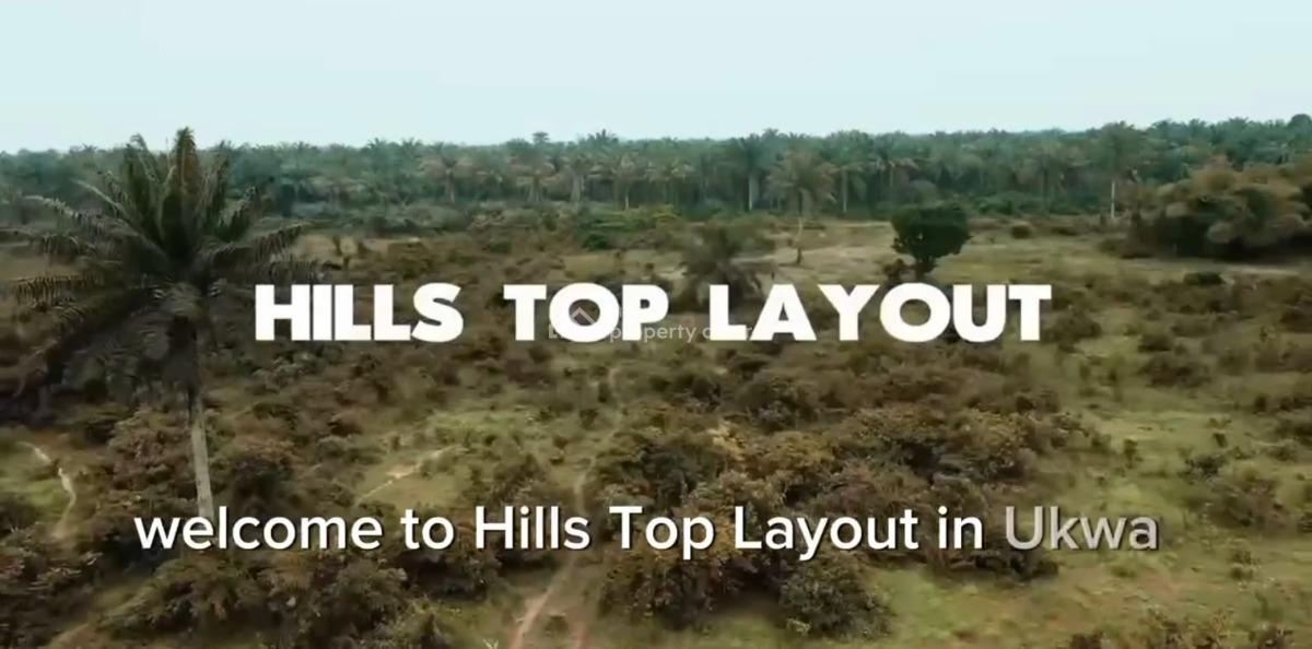 Hills Top Layout, Ukwa-west, Owaza, Ukwa, Abia, Residential Land for Sale