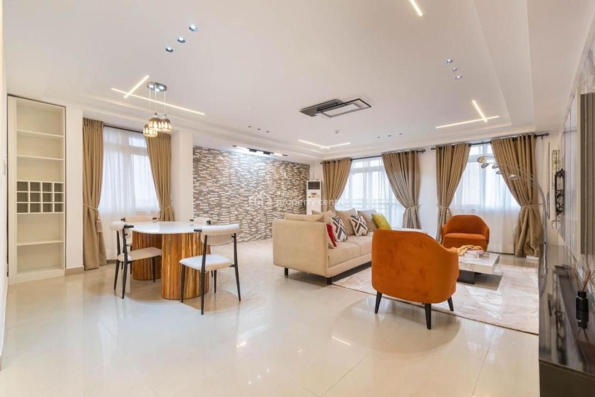 Fully Furnished 3 Bedroom Water Front Apartment, Lekki Phase 1, Lekki, Lagos, Flat / Apartment for Rent