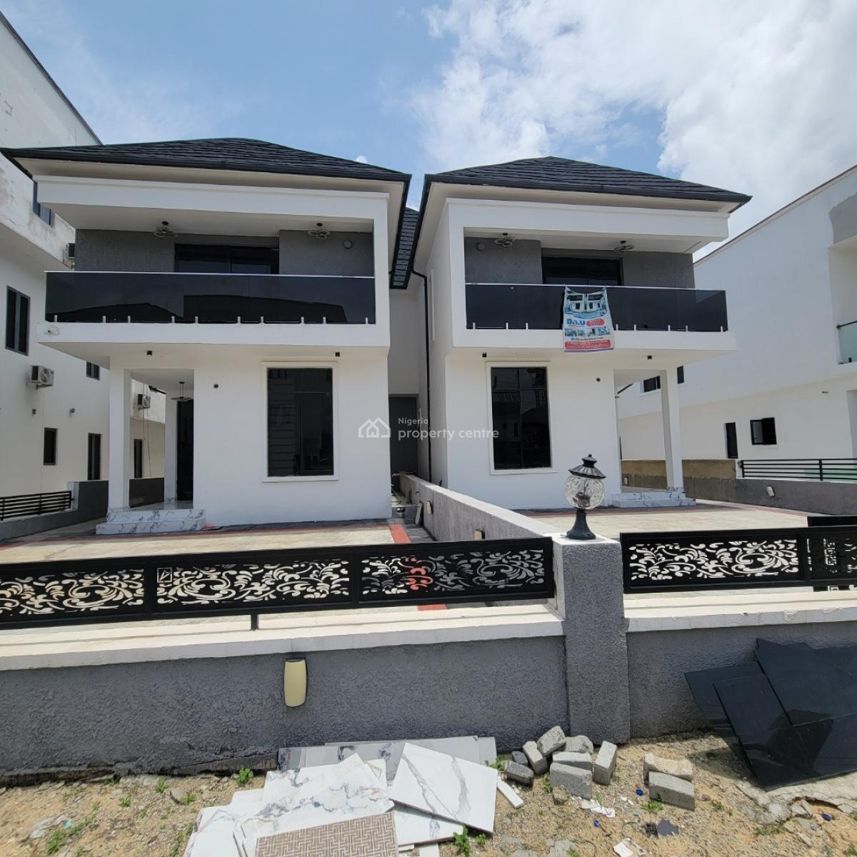 Spacious 5 Bedroom Duplex with a Bq and a Pool, Ikota, Lekki, Lagos, Detached Duplex for Sale