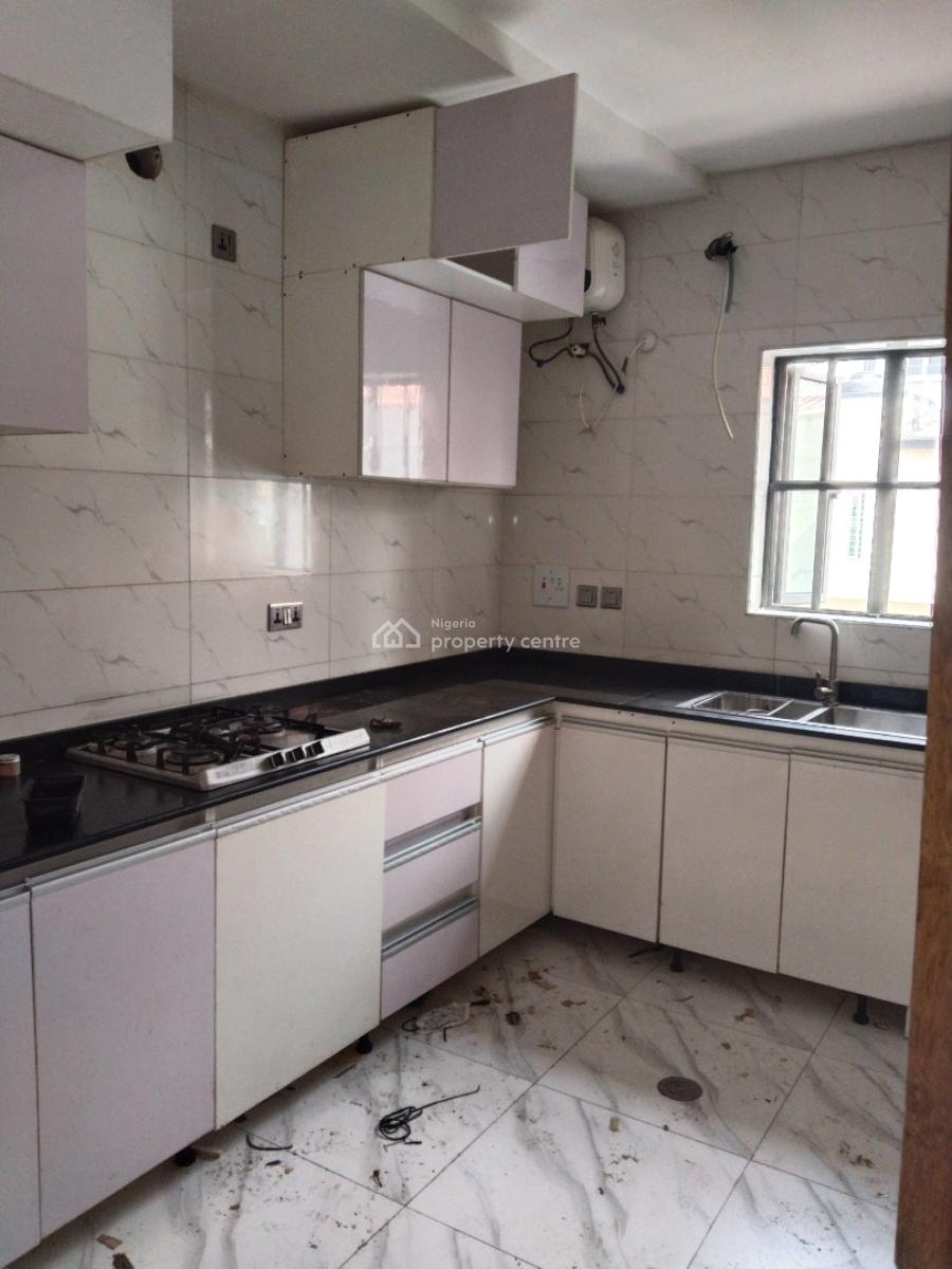 Spacious 3 Bedroom Flat with Bq, New Road, Ilasan, Lekki, Lagos, Flat / Apartment for Rent