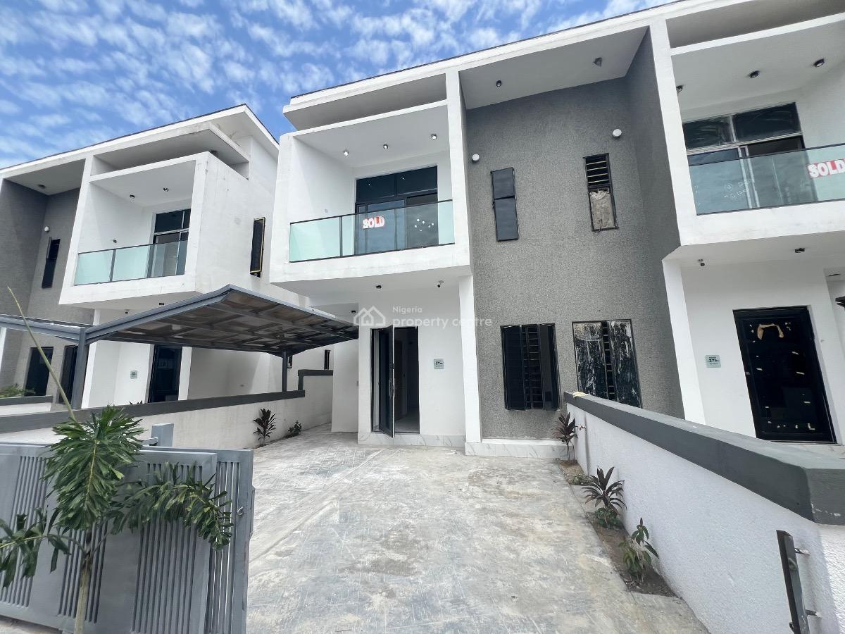 4 Bedroom Semi Detached Duplex with Bq, Orchid Road, Lekki, Lagos, Semi-detached Duplex for Rent