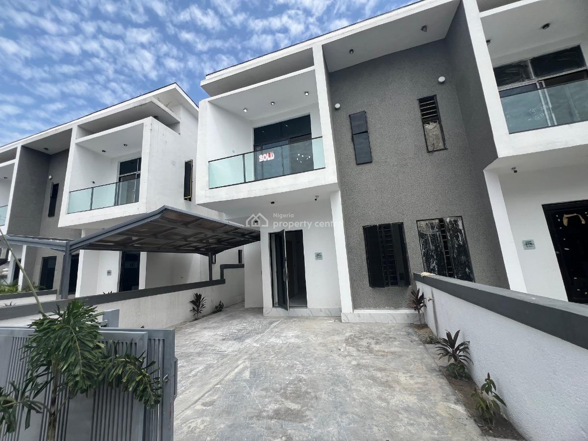4 Bedroom Semi Detached Duplex with Bq, Orchid Road, Lekki, Lagos, Semi-detached Duplex for Rent