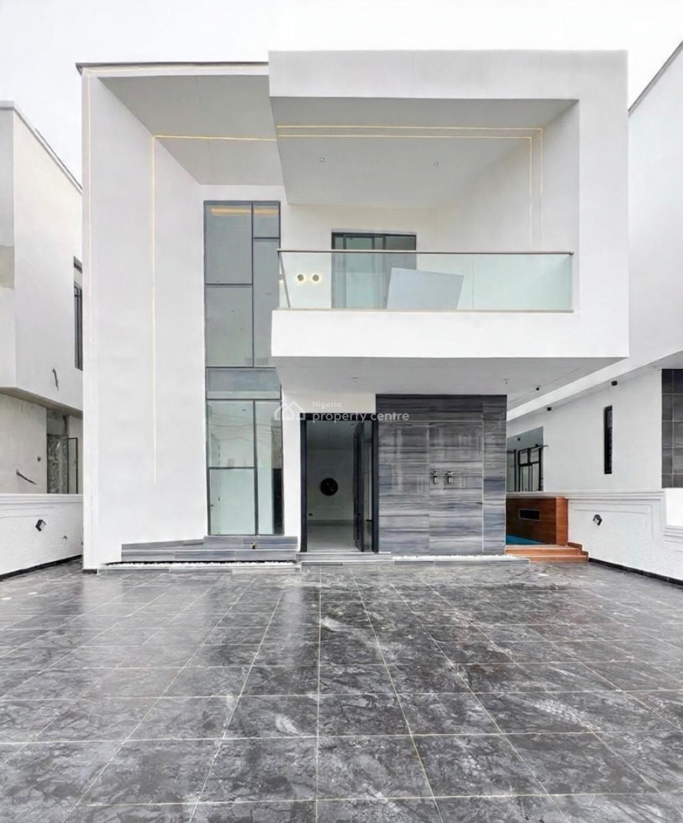 Contemporary 5 Bedroom Detached Duplex with Swimming Pool and Bq, Ikota, Lekki, Lagos, Detached Duplex for Sale