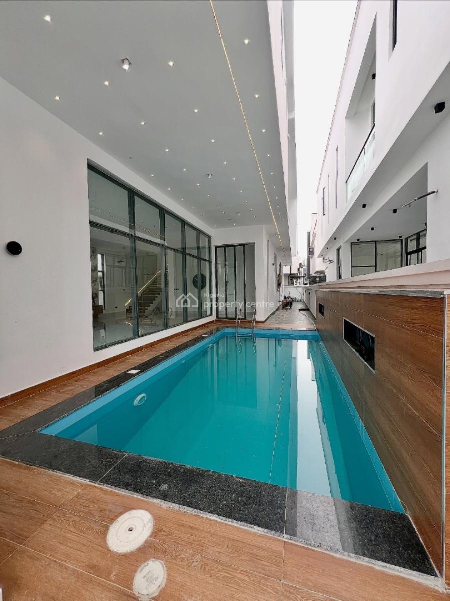 Contemporary 5 Bedroom Detached Duplex with Swimming Pool and Bq, Ikota, Lekki, Lagos, Detached Duplex for Sale